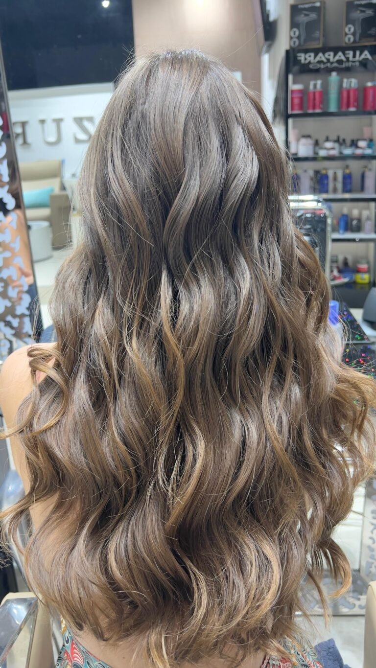Soft curls and blow dry at Zuri hair salon in Jumeirah 1